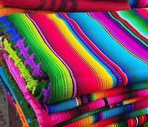 Handmade Colorful Guatemala Festival Picnic throws!
