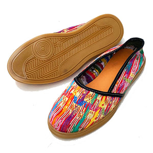 Multi Colored Huipil Slip On Shoes