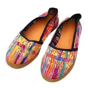 Multi Colored Huipil Slip On Shoes